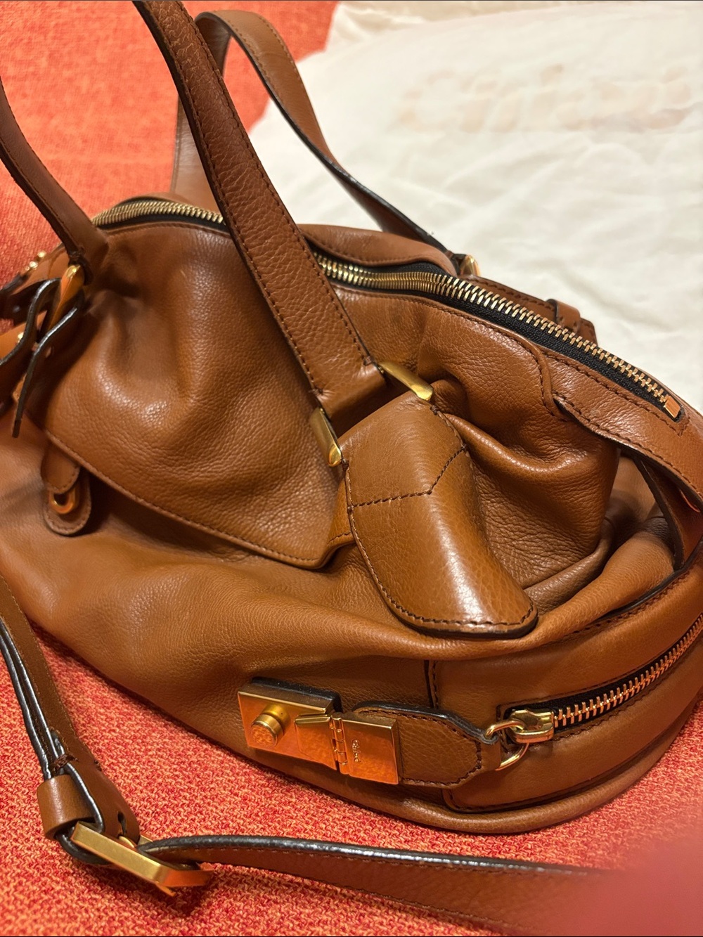 Chloé Archival Cary Leather Bag - Rich Brown EUC (TRR Authenticated) - Picture 5 of 12